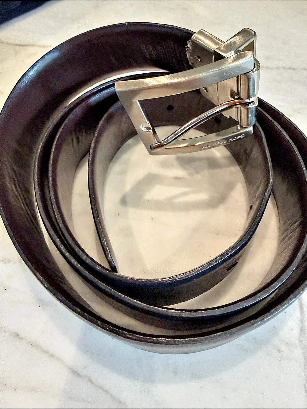 Michael Kors Leather Belt Black